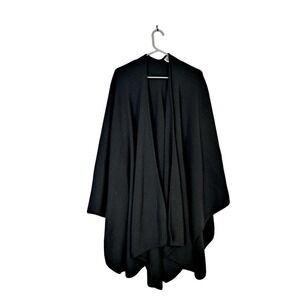 Carlisle Lambswool cape sweater O/S Dark green